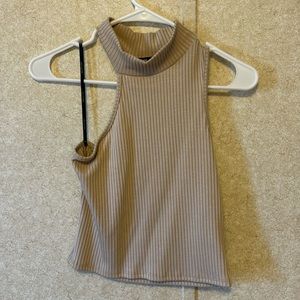 Asymmetrical one shoulder crop top